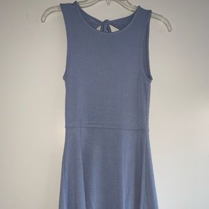 Blue causal dress